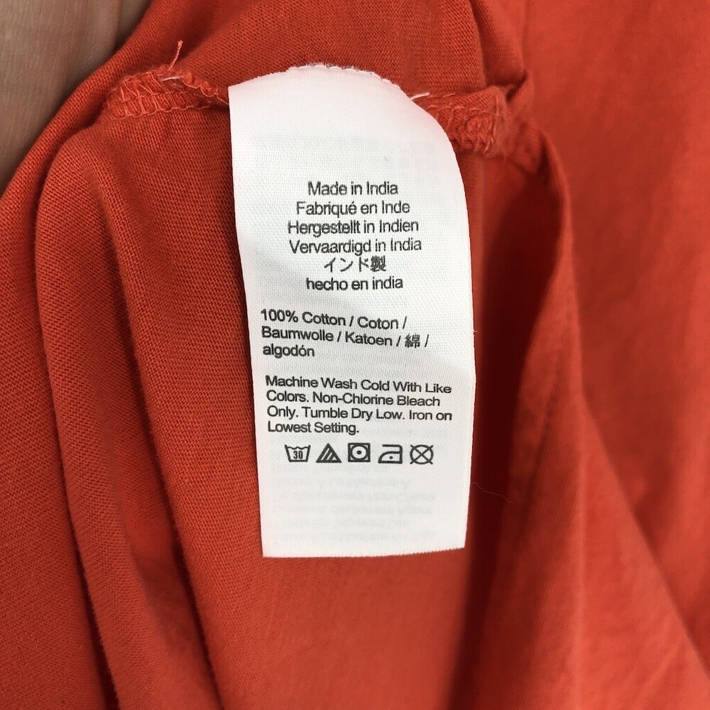 J. Crew Women's Red 100% Cotton Short Sleeve Crew Neck T-Shirt Dress Size Small - Picture 9 of 10